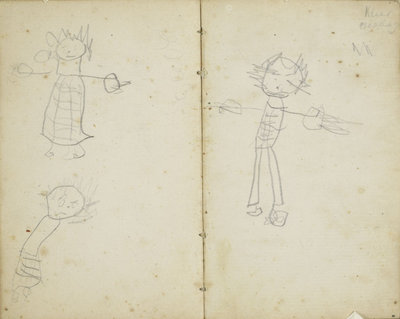 Drawing of Klaas, the Mesdags' son