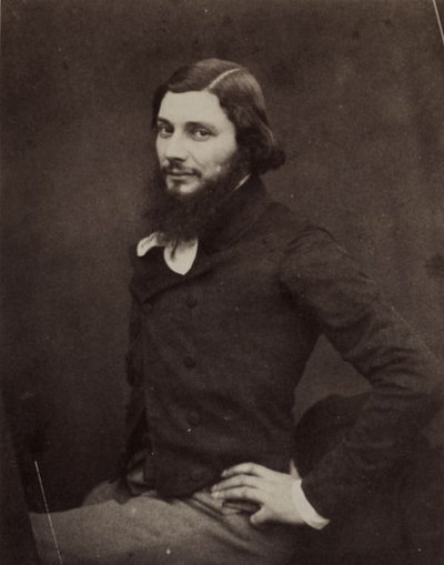 Felix Nadar, Portretfoto van Gustave Courbet, ca. 1850
